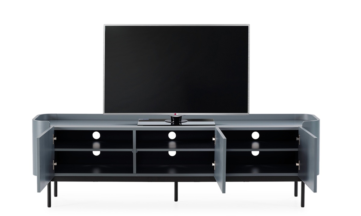 Willa - Mueble para TV de 180 cm, 3P Azul - Imagen 9