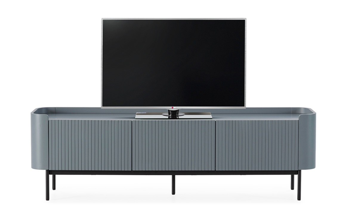 Willa - Mueble para TV de 180 cm, 3P Azul - Imagen 6