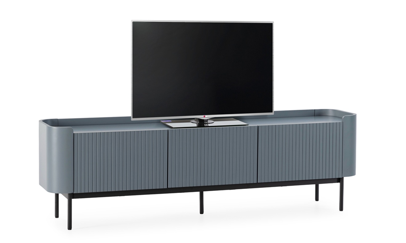 Willa - Mueble para TV de 180 cm, 3P Azul - Imagen 7