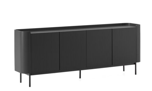Alternative view of Willa - Aparador de 200 cm, 4P Negro