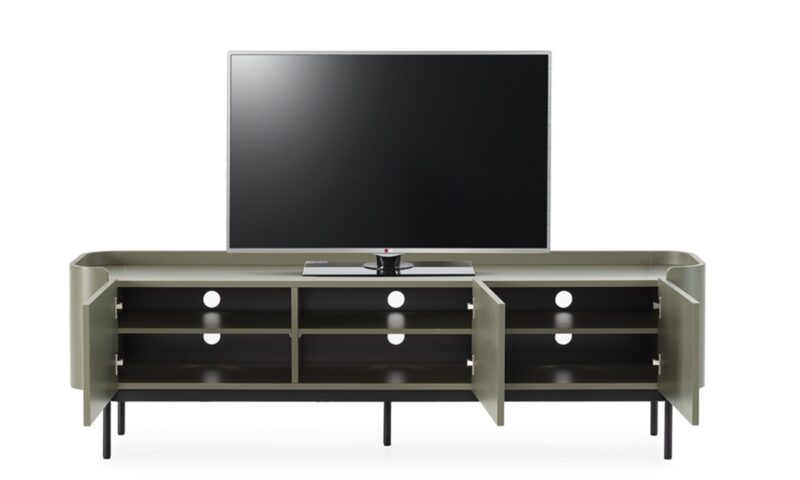 Willa - Mueble para TV de 180 cm, 3P Verde - Imagen 9