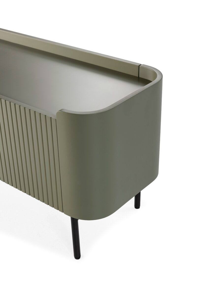 Willa - Mueble para TV de 180 cm, 3P Verde - Imagen 5