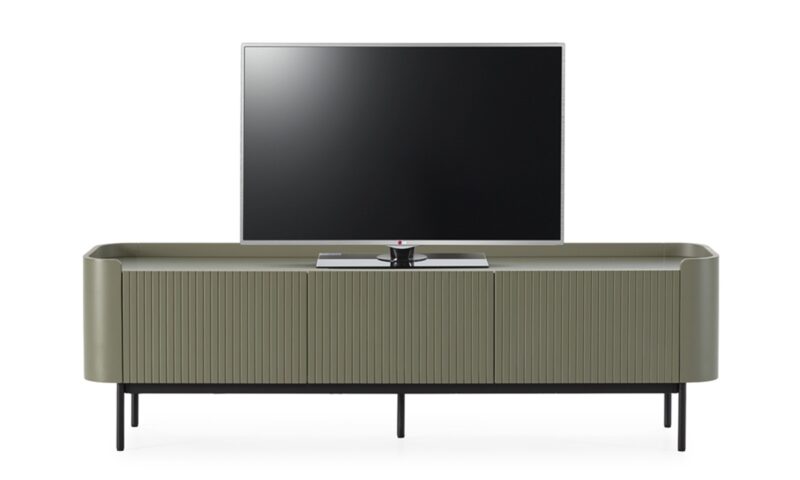 Willa - Mueble para TV de 180 cm, 3P Verde - Imagen 8