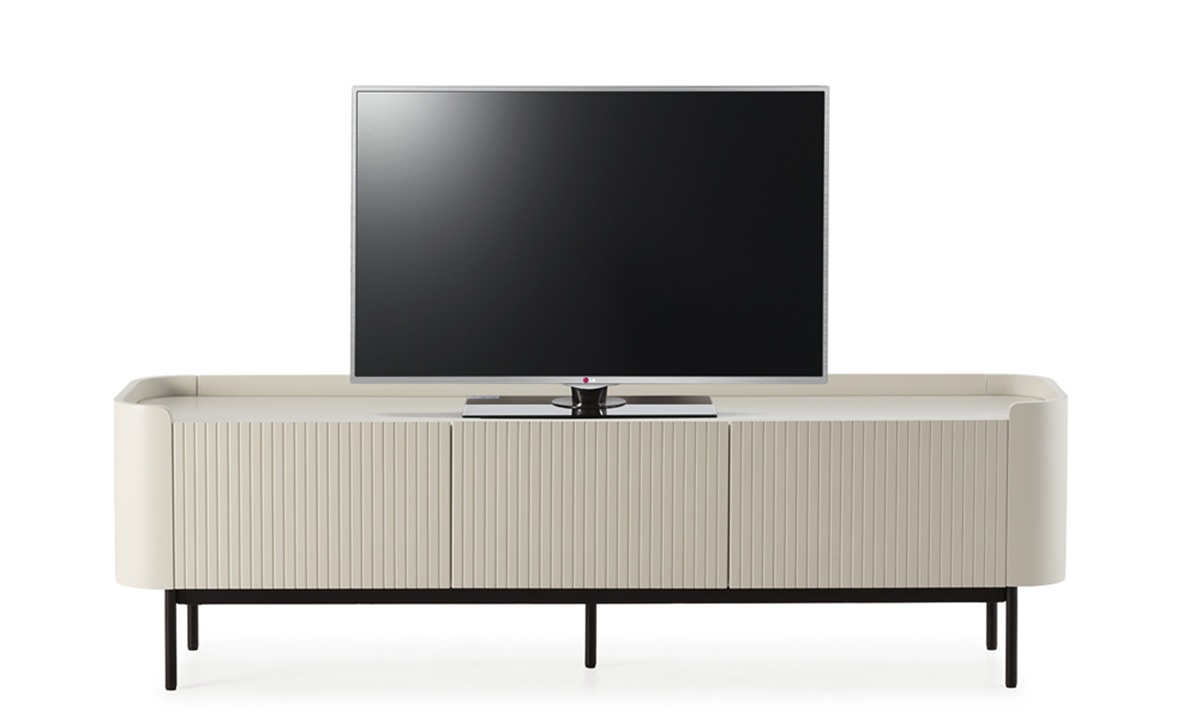 Willa - Mueble para TV de 180 cm, 3P Crema - Imagen 7