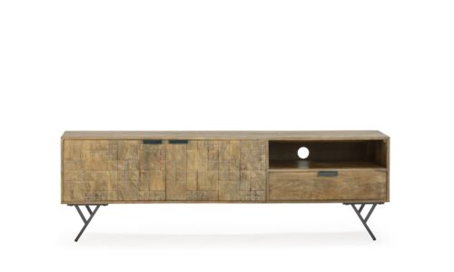 Priya - Mueble para TV de 175 cm, con 2P/1C