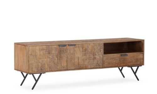 Priya - Mueble para TV de 175 cm, con 2P/1C