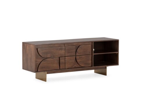 Trisha - Mueble para TV de 145 cm, con 2P