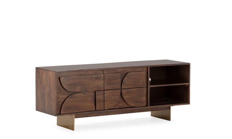 Trisha - Mueble para TV de 145 cm, con 2P