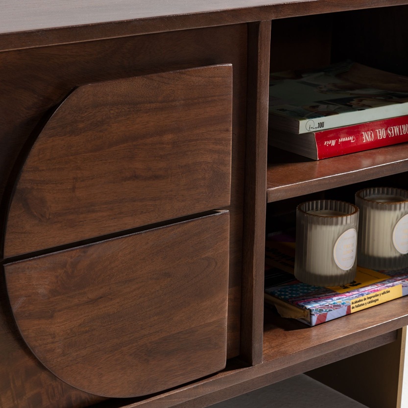 Trisha - Mueble para TV de 145 cm, con 2P - Imagen 5