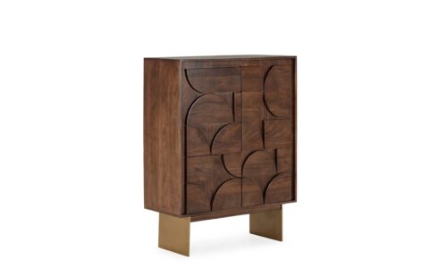 Trisha - Aparador Alto de 90 cm, con 2P