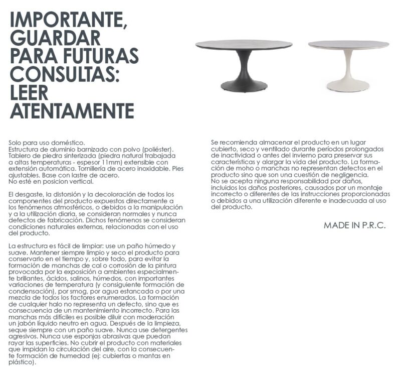 Arnold - Mesa de exterior de 158  cm Antracita (copia) - Imagen 7