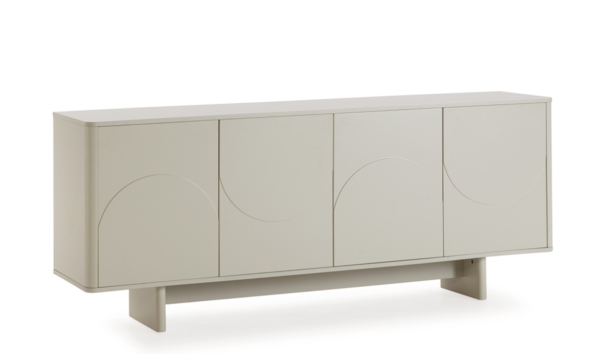 Solei - Aparador de 180 cm, 4P - Crema - Imagen 2