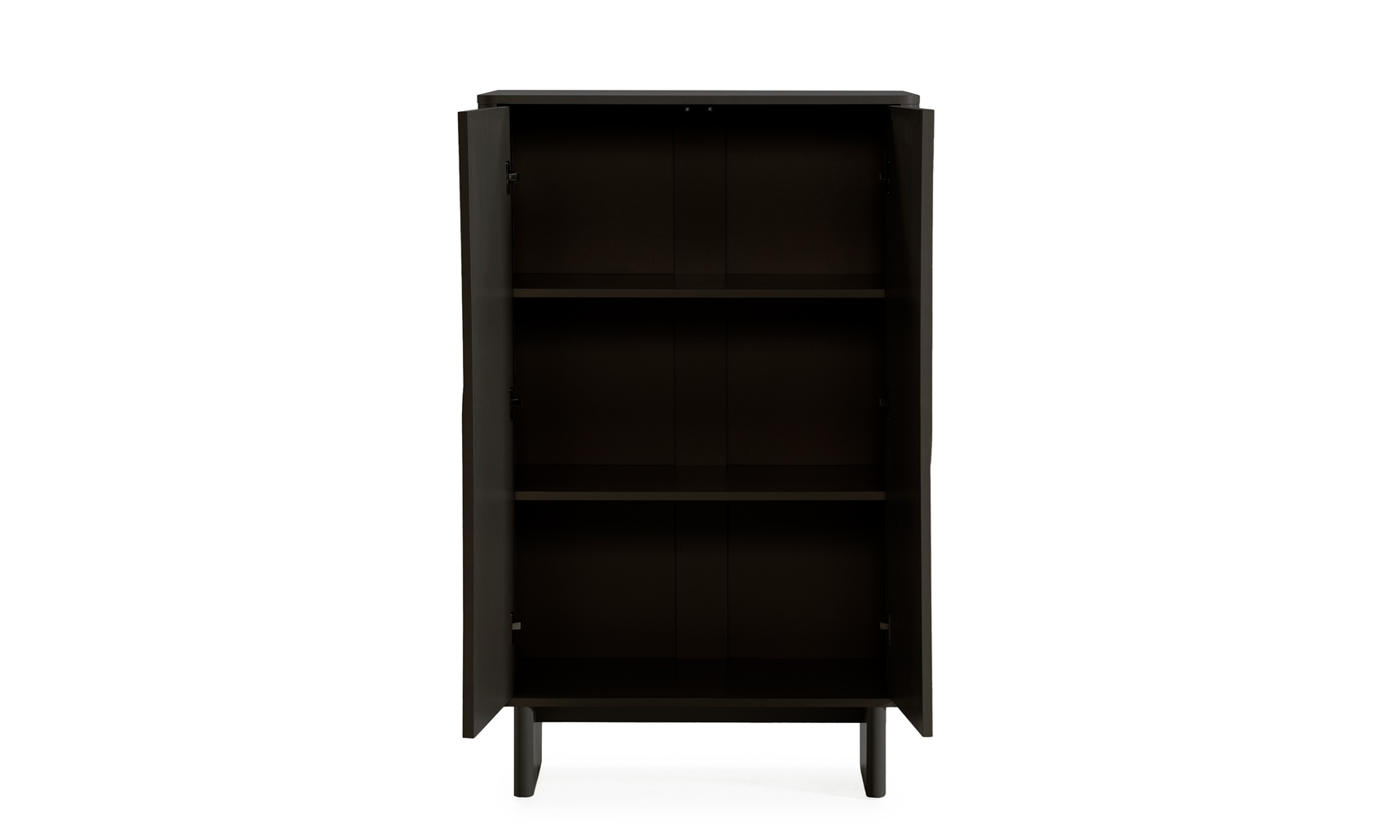 Solei - Aparador Alto de 80 cm, 2P - Negro - Imagen 5