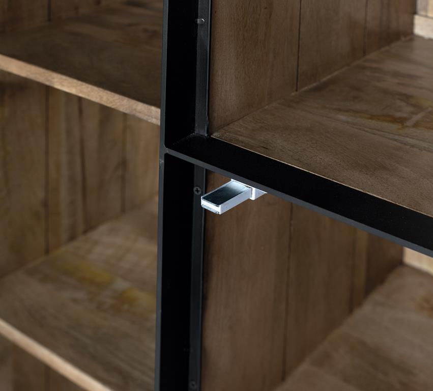 Ronak - Aparador Alto de 90 cm de 3P - Imagen 8