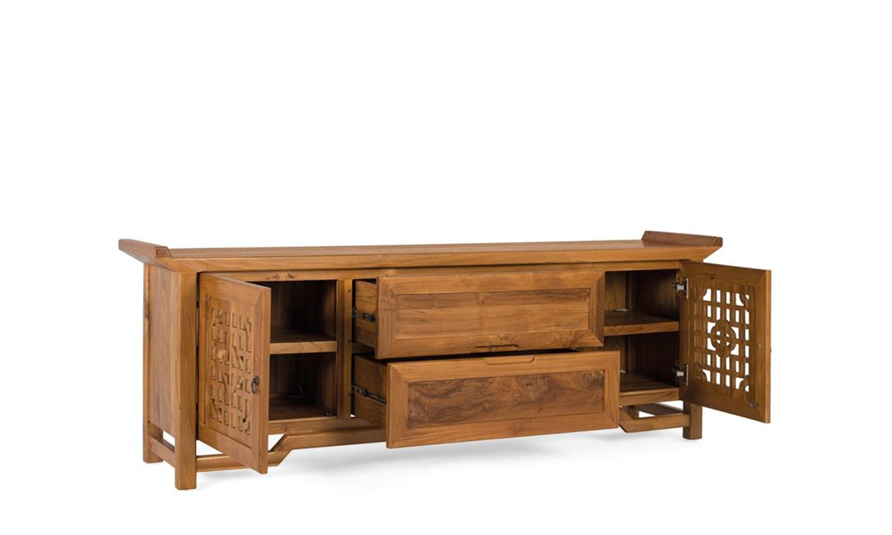 Siasat - Mueble para TV de 180 cm, 2P/2C - Imagen 5