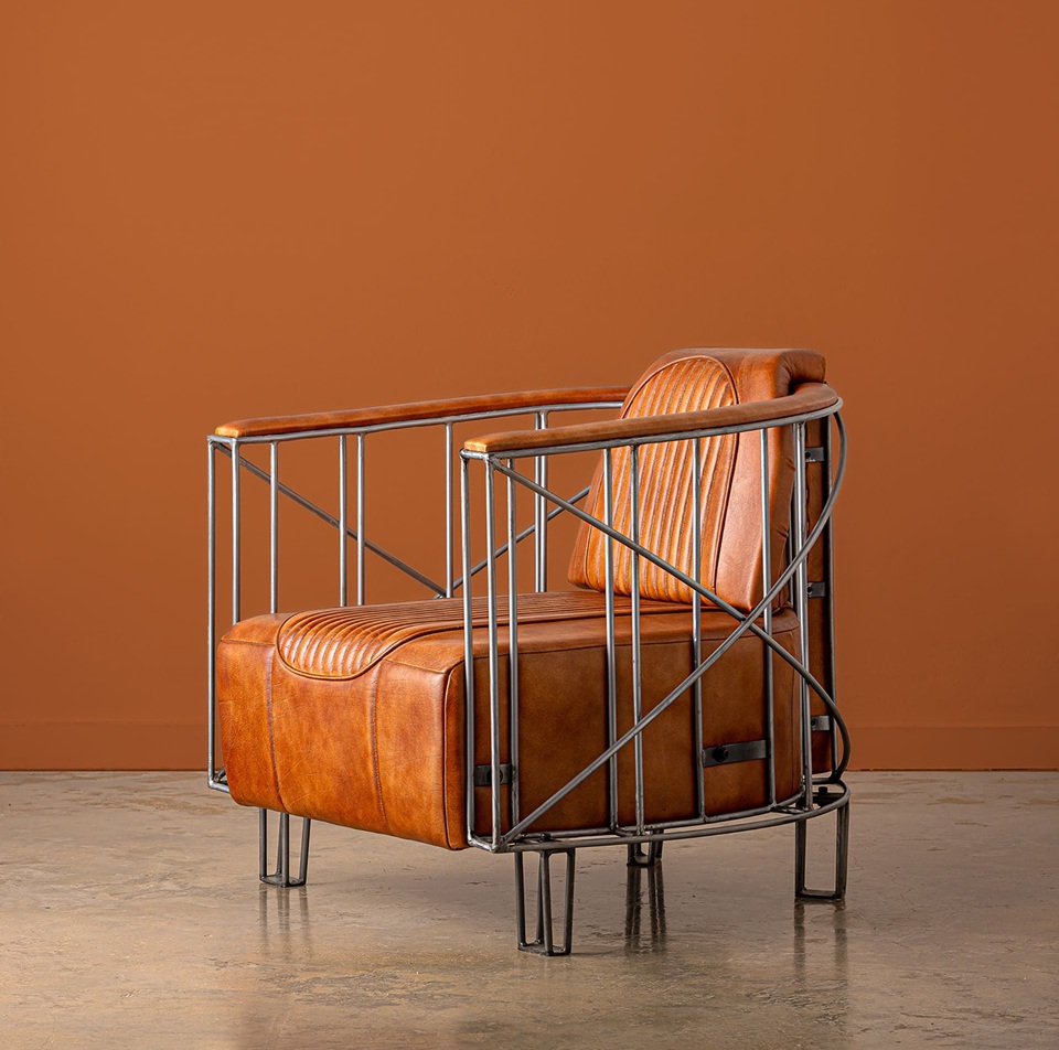 Chaize - Butaca Metal/Piel - Imagen 5