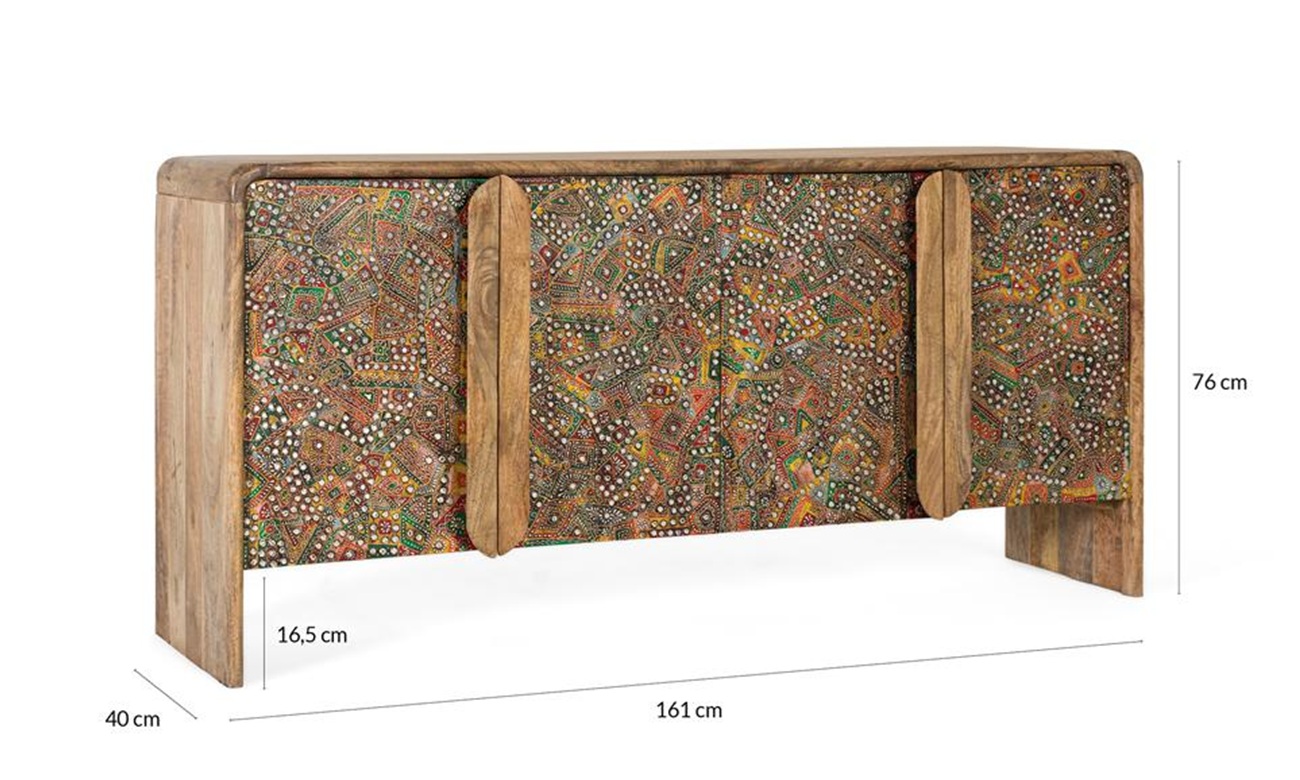 Chantik - Aparador de 161 cm 4P - Imagen 16