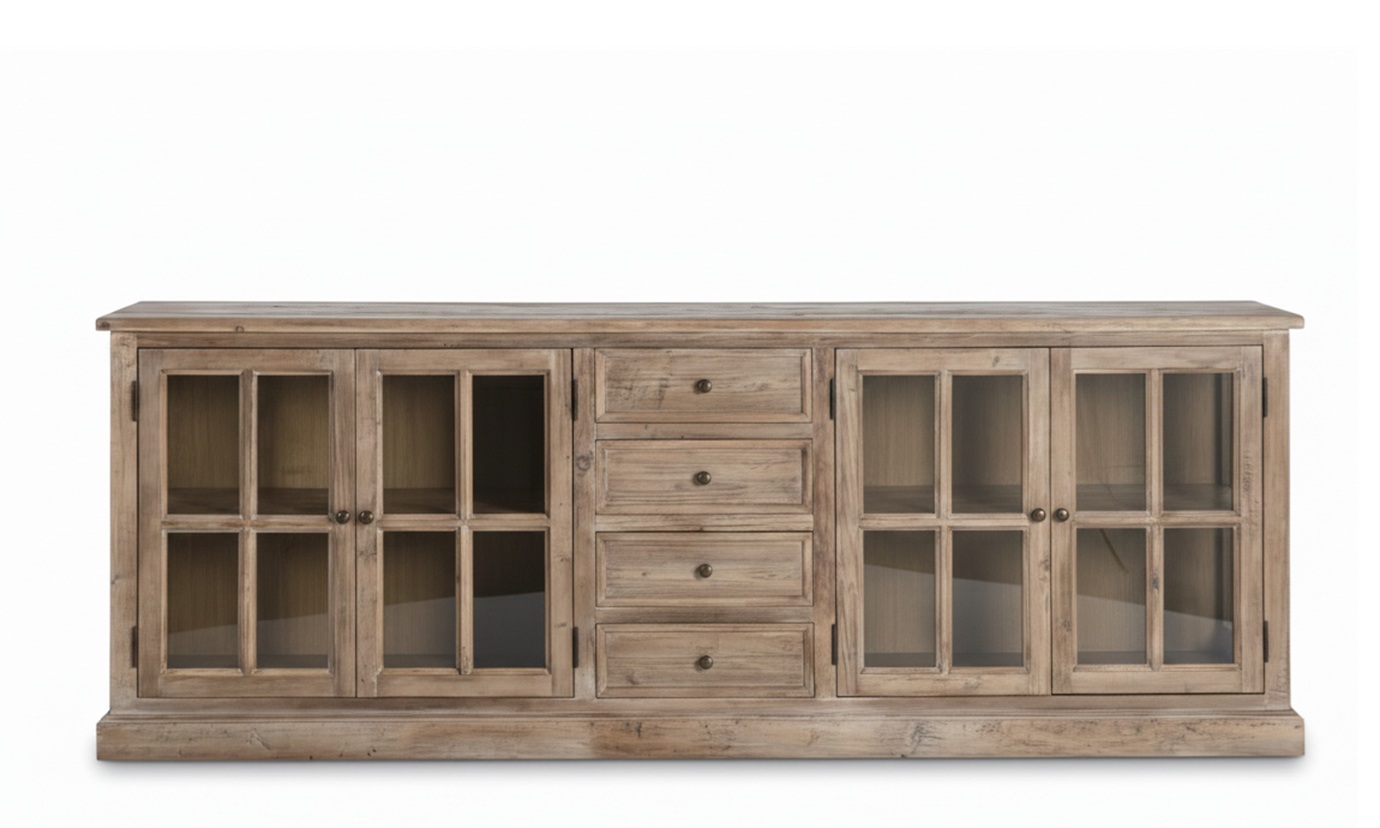 Layar - Aparador de 220 cm, con 4P/4C