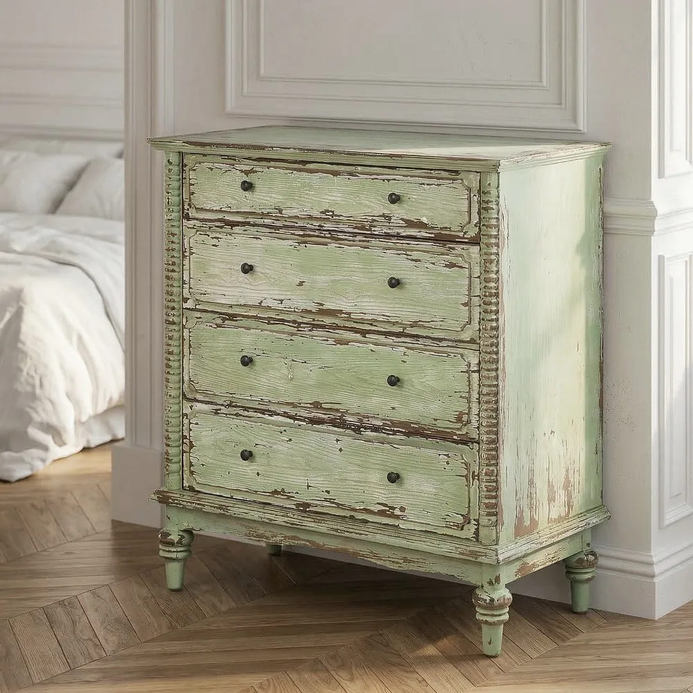 Fos - Cómoda de 95 cm, 4C - Imagen 4