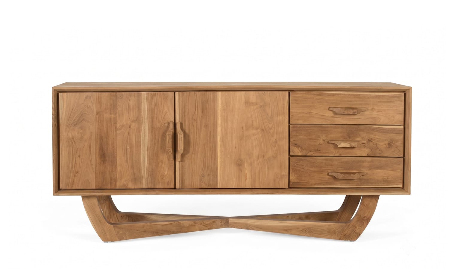 Mopi - Mueble para TV de 150 cm, 2P/3C